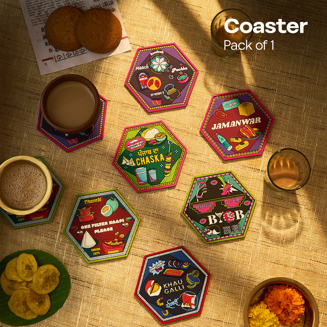 Filter Kaapi! Coasters, Pack of 1