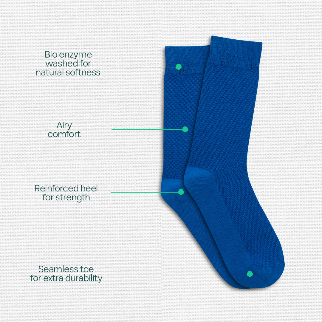 Pout It Out! Unisex Crew Length Socks, 100% Organic Cotton, Gift Box of 4