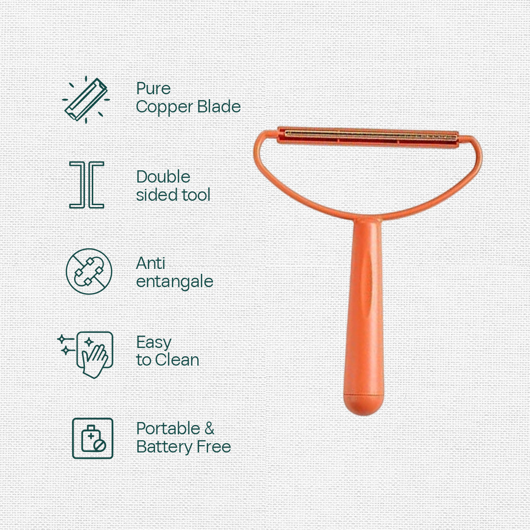 Lint Roller, Pack of 1, New Orange!