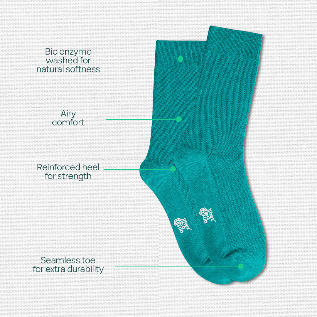 Glitterin'! Tin Gift Box, Unisex Crew Length, 100% Organic Cotton, Box Of 06