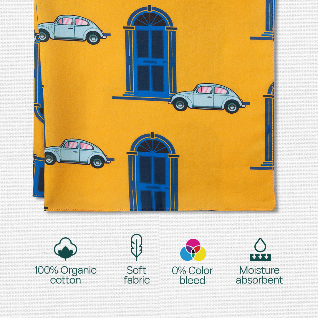 Jammin’! Tin Gift Box, Unisex Hankies, 100% Organic Cotton, Box Of 12