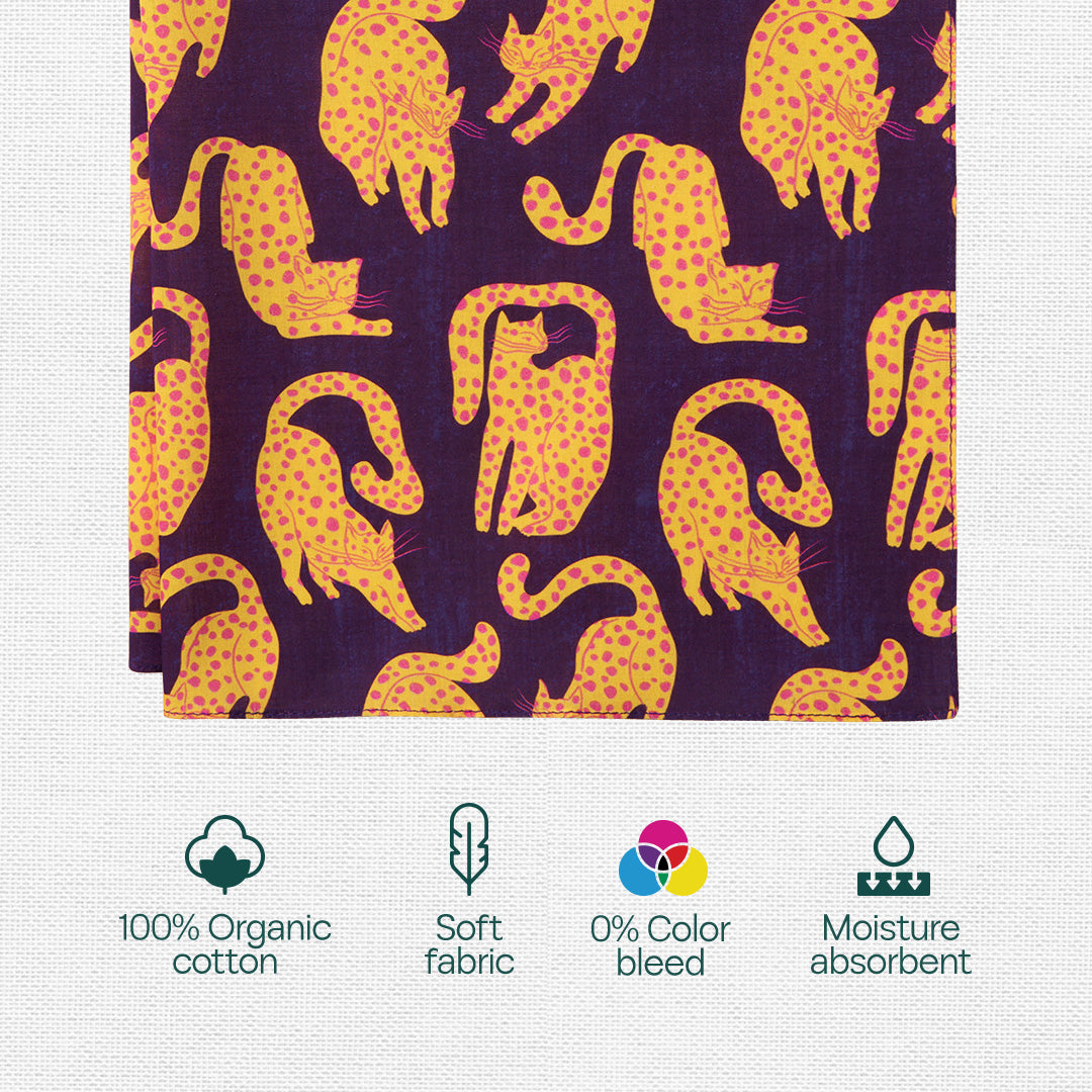 Banana Bunch! Unisex Hankies, 100% Organic Cotton, Gift Box of 15