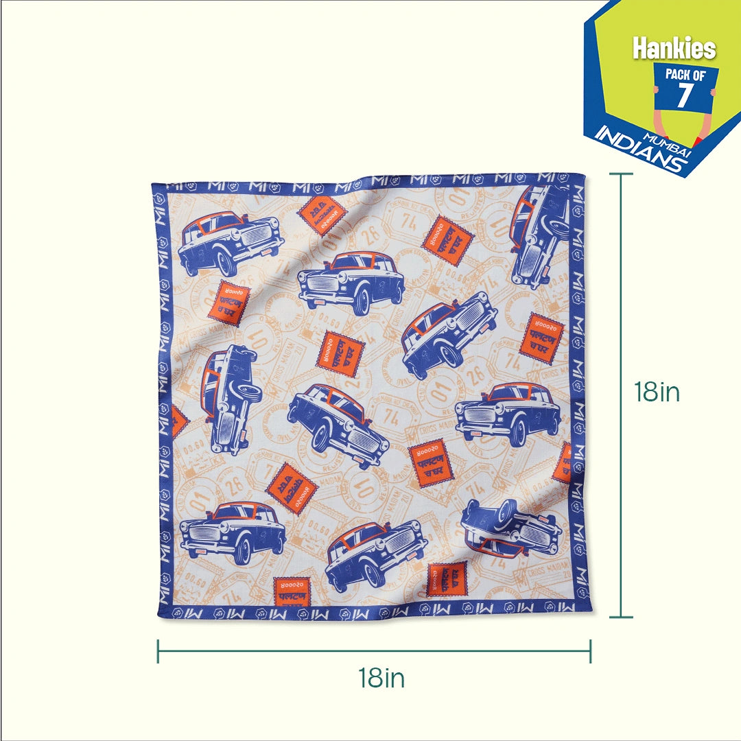 Game Face On! 100% Organic Cotton, Unisex Hankies, Pack of 7