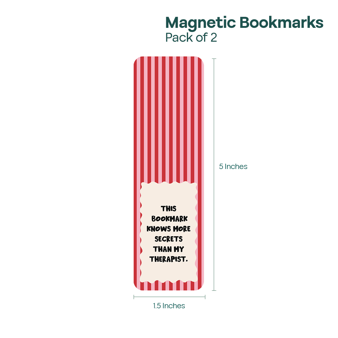 Magnetic Bookmarks Series 3, Pack of 2