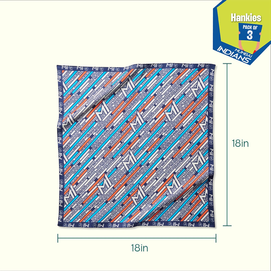 Record Makers! 100% Organic Cotton, Unisex Hankies, Pack of 3