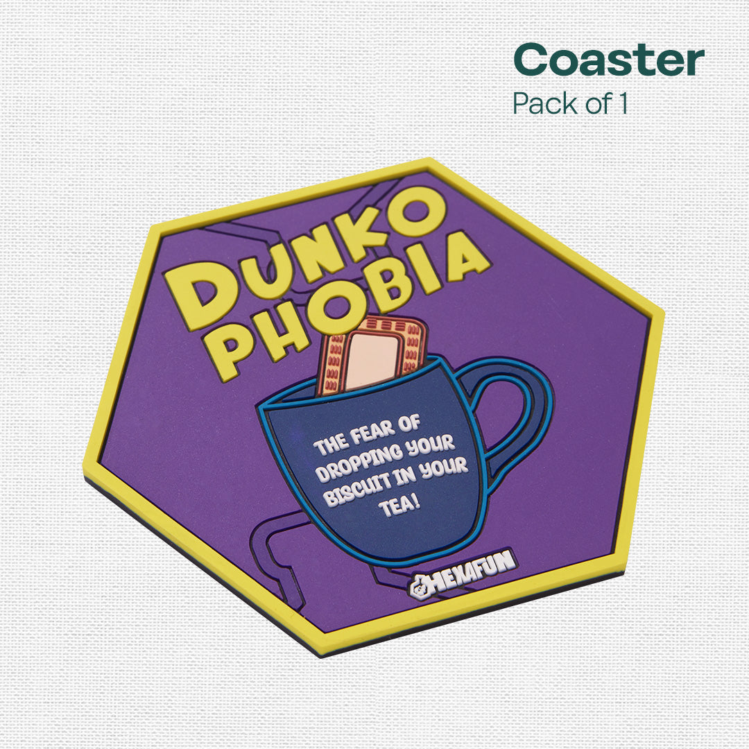 Dunkophobia! Coasters, Pack Of 1
