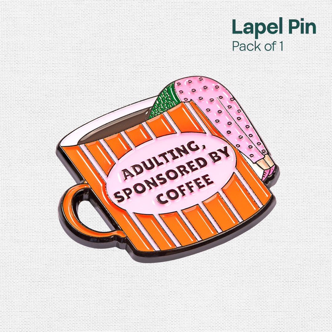 Adulting! Lapel Pins, Pack Of 1