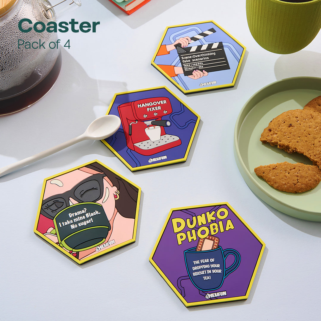 Sip Savers! Coasters, Pack Of 4