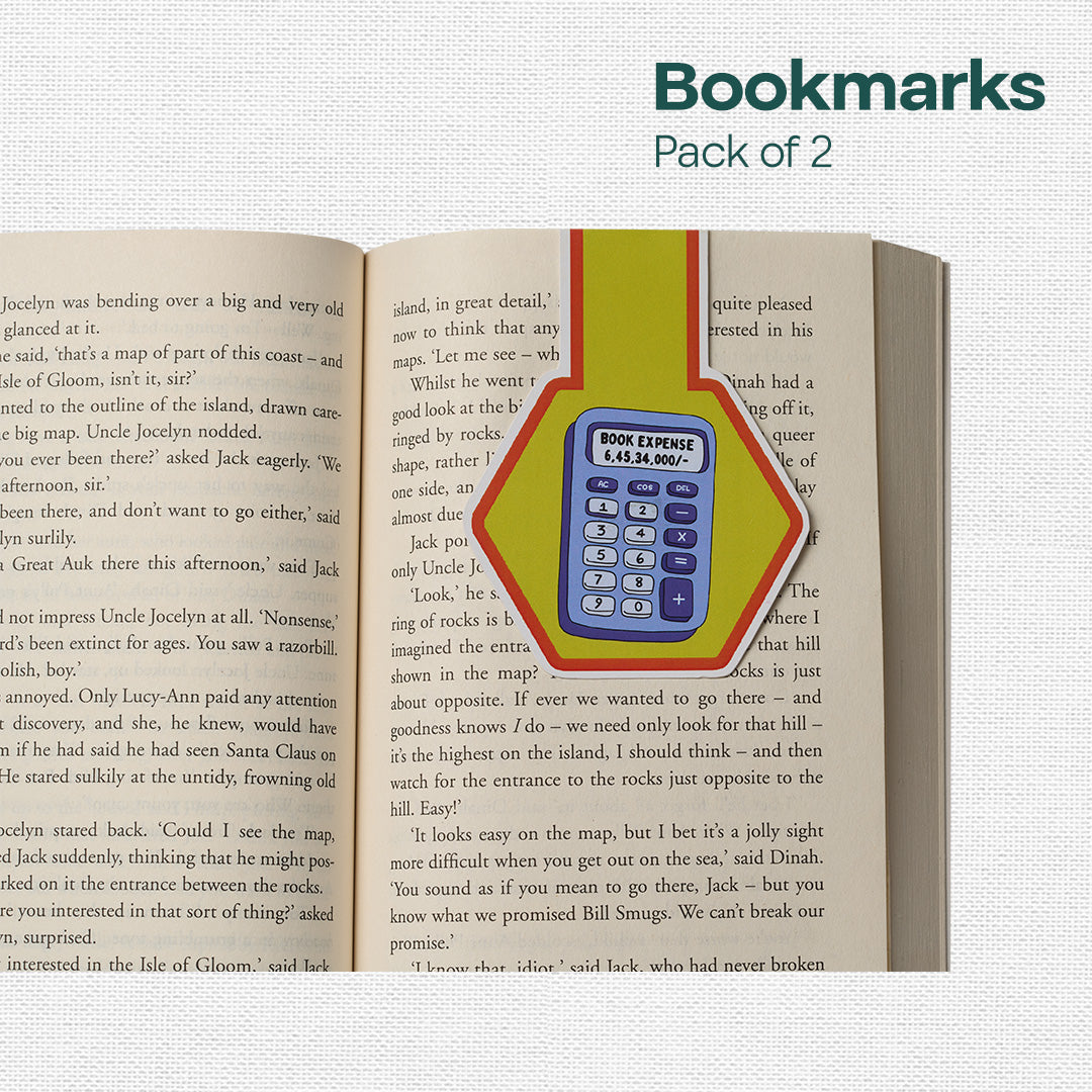 Old school geek! Bookmarks, Pack of 2