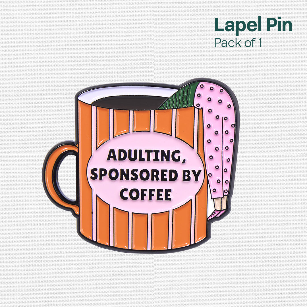 Adulting! Lapel Pins, Pack Of 1