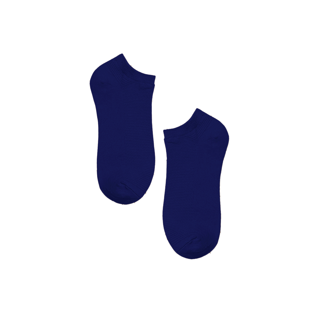 Navy Blue! Unisex Socks, 100% Cotton, Ankle Length, Pack of 1