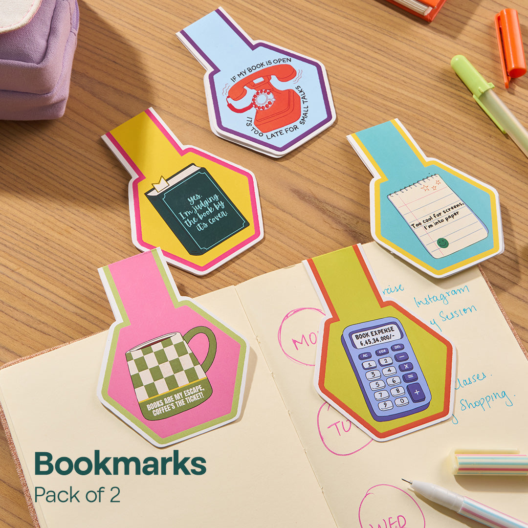 Anti-Social Club! Bookmarks, Pack of 2