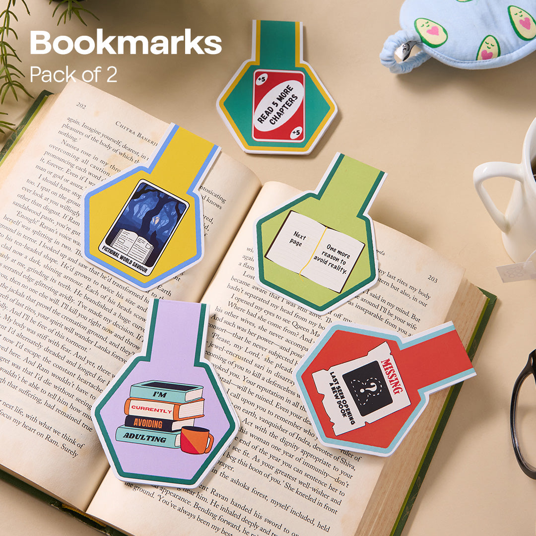 Plot Twist! Bookmarks, Pack of 2