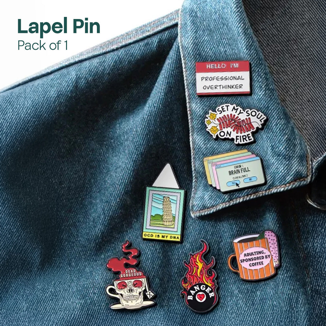 Banger! Lapel Pins, Pack Of 1