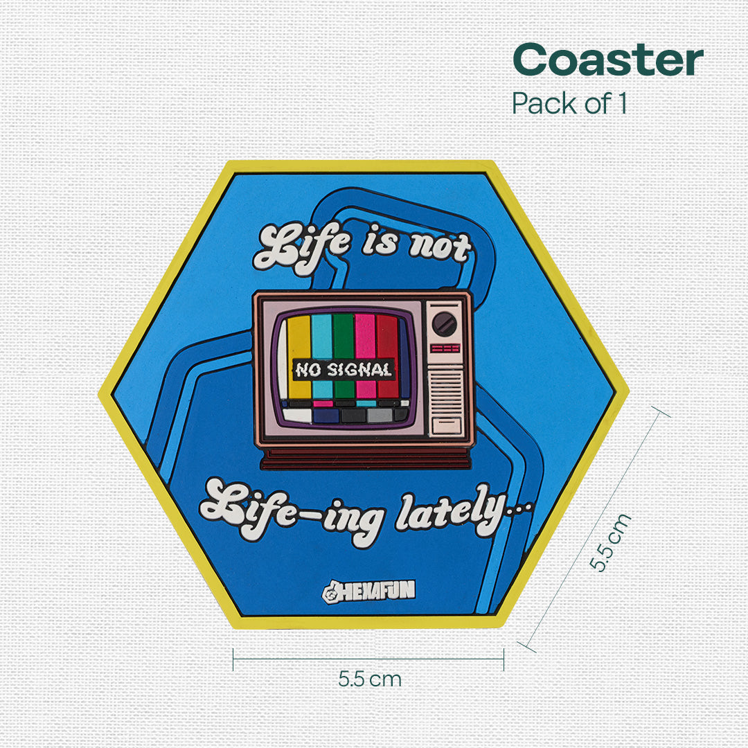 Life-ing! Coasters, Pack Of 1