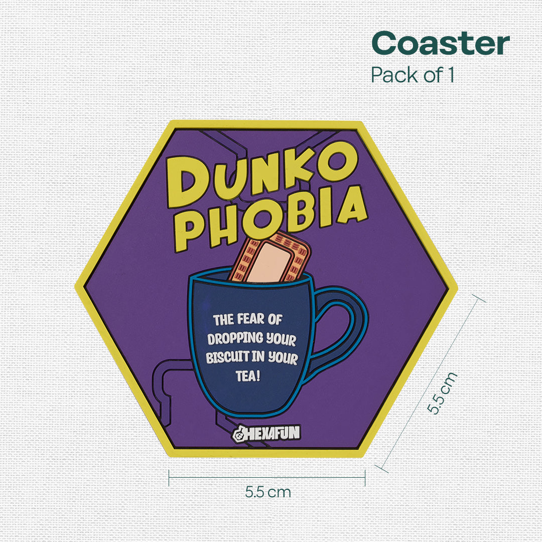 Dunkophobia! Coasters, Pack Of 1