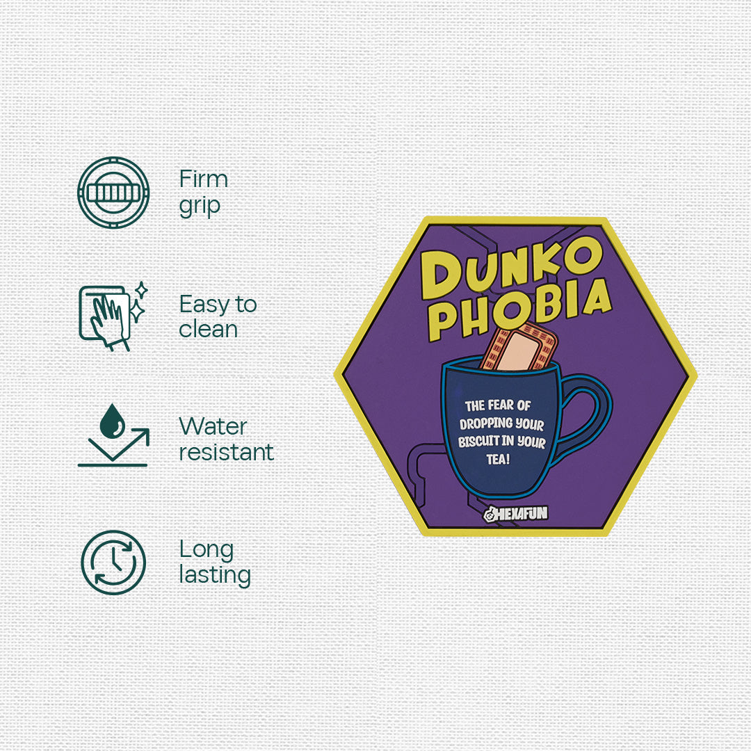 Dunkophobia! Coasters, Pack Of 1