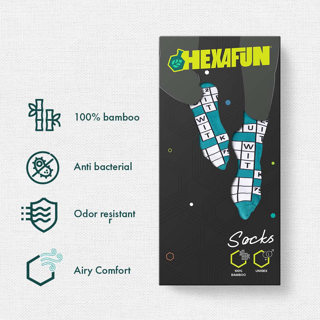 Strike A Pose! Unisex Socks, 100% Bamboo, Ankle Length, Pack of 6