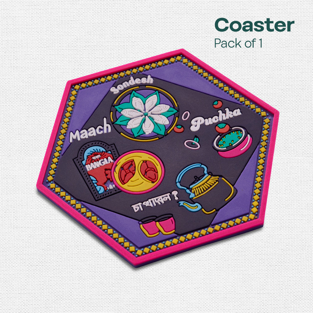 Full Petuk Vibe! Coasters, Pack of 1