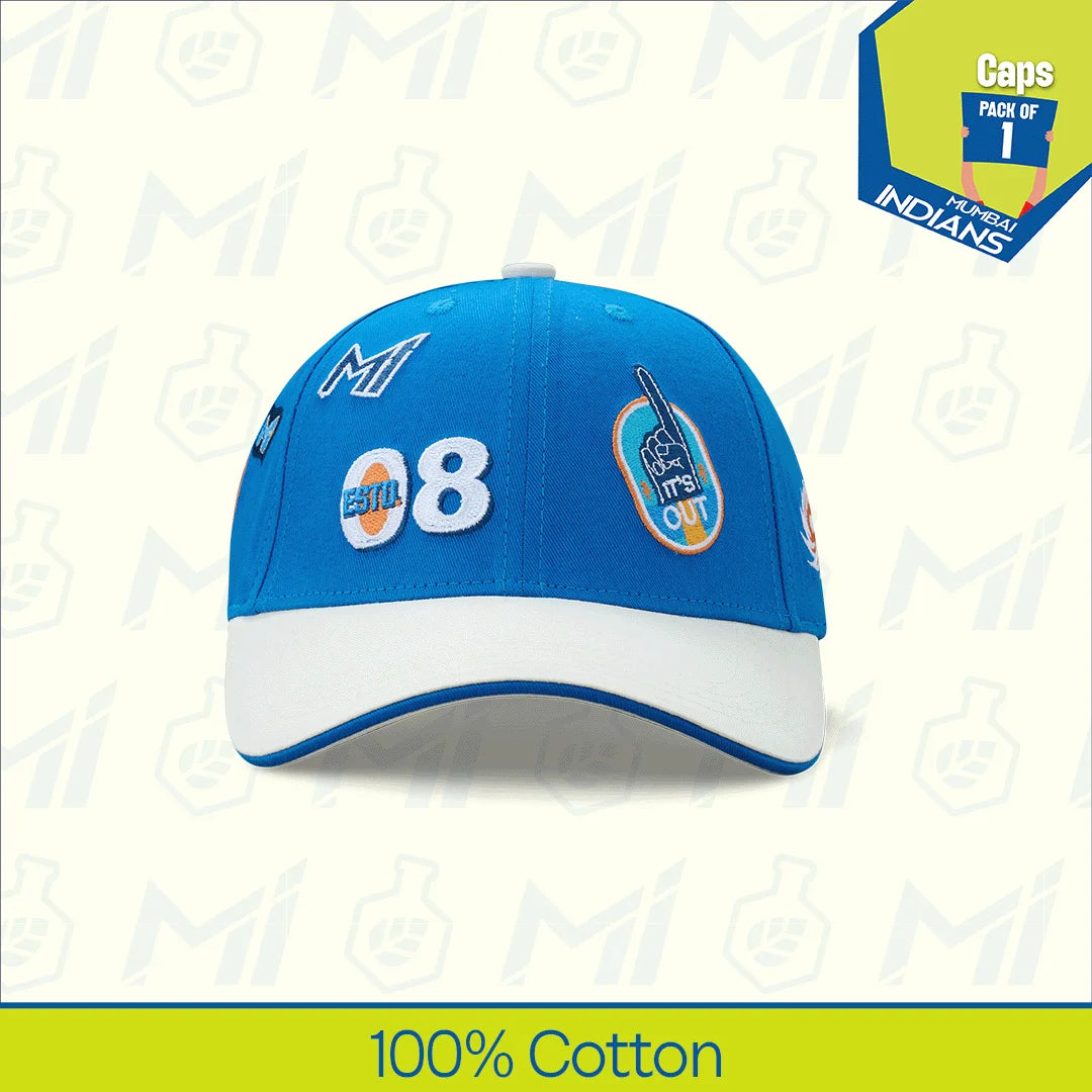 Estd. 08! 100% Cotton Fabric, Unisex Cap, Pack of 1