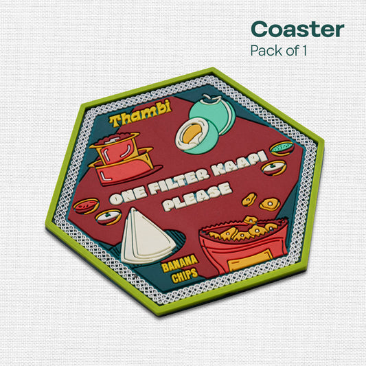 Filter Kaapi! Coasters, Pack of 1
