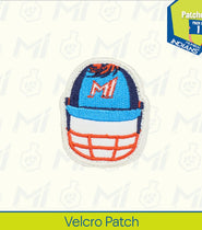 MI Warrior! 100% Recycled Fabric, Velcro Patches, Pack of 1