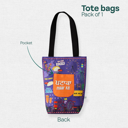 Singh Is Bling! Canvas Tote Bag, 100% Organic Cotton, Pack of 1