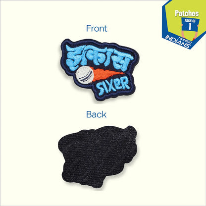Jhakas Sixer! 100% Recycled Fabric, Velcro Patches, Pack of 1