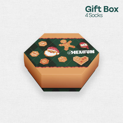 Crumb Kiss! Unisex Kid's Socks, 100% Bamboo, Crew Length, Gift Box of 8