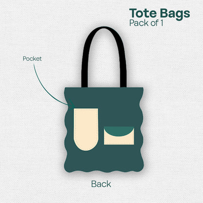 Steamy Sips! Canvas Tote Bags, 100% Organic Cotton, Pack of 1