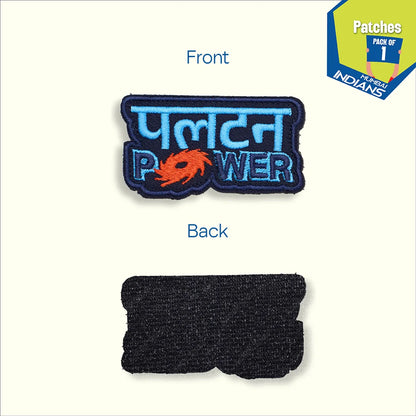 Paltan Royalty! 100% Recycled Fabric, Velcro Patches, Pack of 1