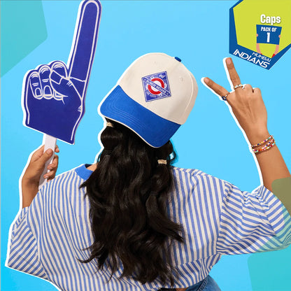 Pudheel Station Wankhede! 100% Cotton Fabric, Unisex Cap, Pack of 1