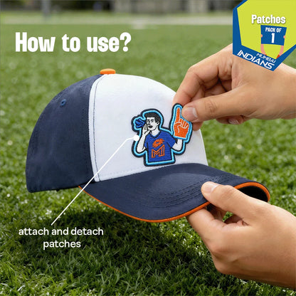 Gameday Vibe! 100% Recycled Fabric, Velcro Patches, Pack of 1