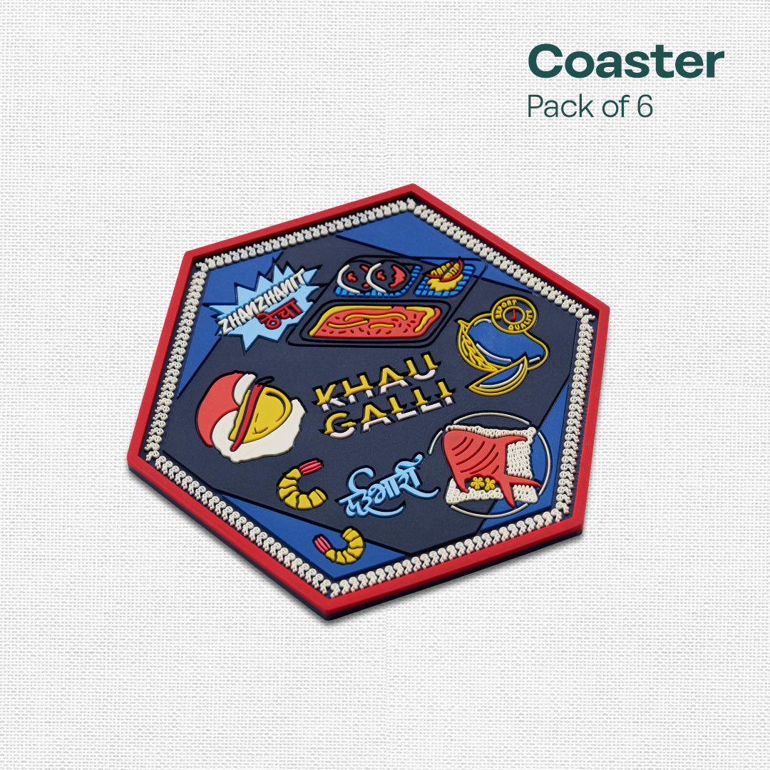 Insanely Indian! Coasters, Pack of 6