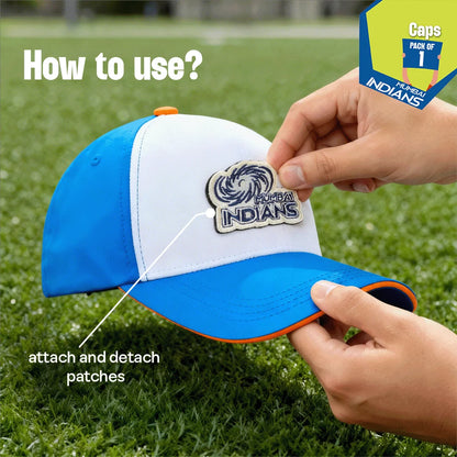 Mute Fit! Cotton Fabric, Unisex Velcro Cap, Free 1 Patch, Pack of 1
