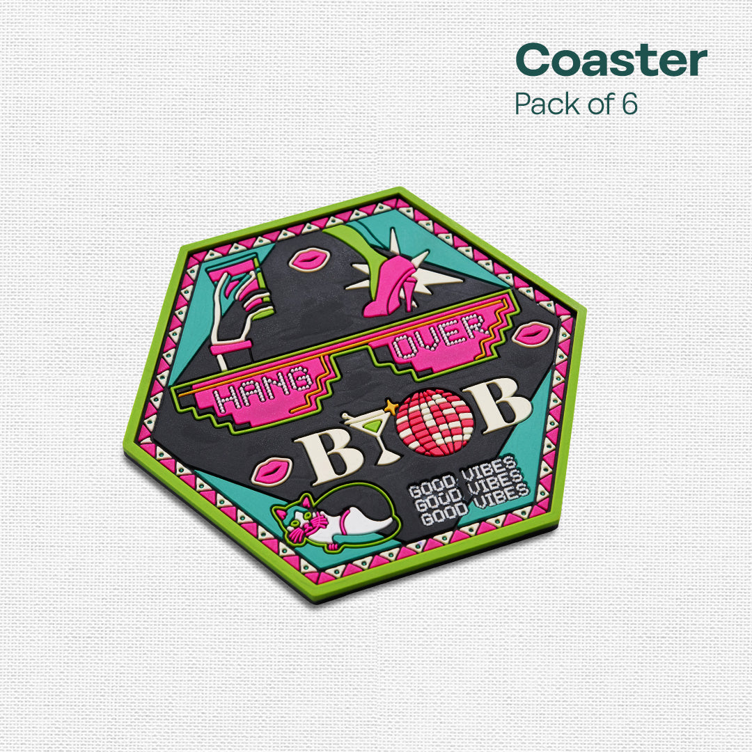 Insanely Indian! Coasters, Pack of 6
