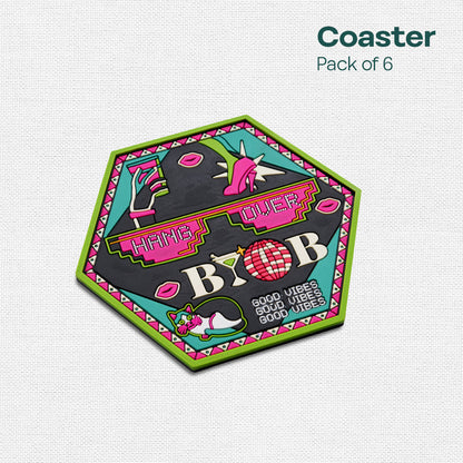 Insanely Indian! Coasters, Pack of 6
