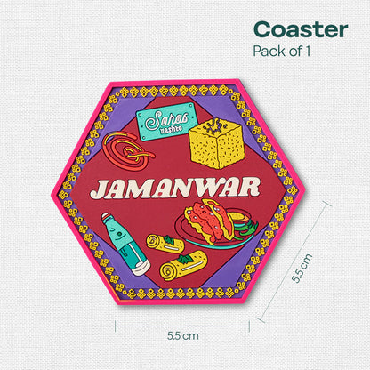 Saras AF! Coasters, Pack of 1
