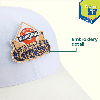 Agla Station Wankhede! 100% Recycled Fabric, Velcro Patches, Pack of 1
