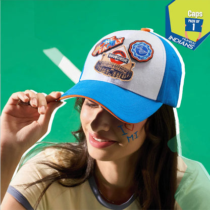 Mute Fit! Cotton Fabric, Unisex Velcro Cap, Free 1 Patch, Pack of 1