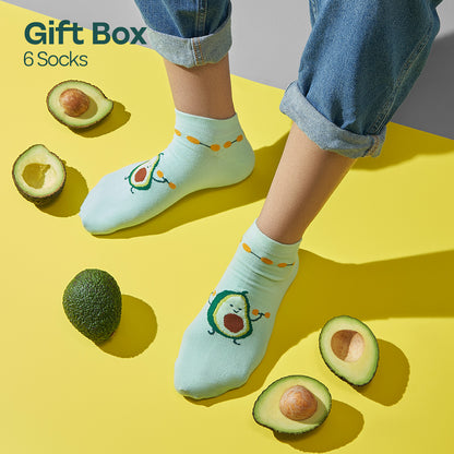 Beat Play! Tin Gift Box, Unisex Ankle Length Socks, 100% Organic Cotton, Gift Box of 6