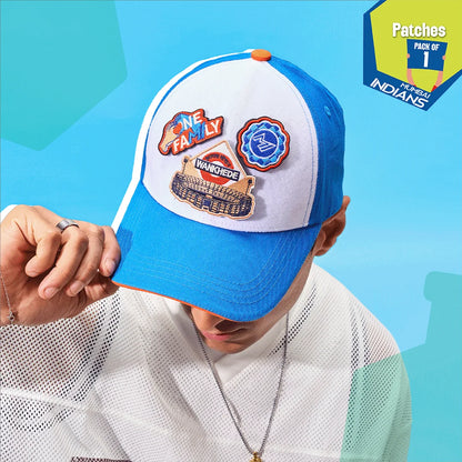 Agla Station Wankhede! 100% Recycled Fabric, Velcro Patches, Pack of 1