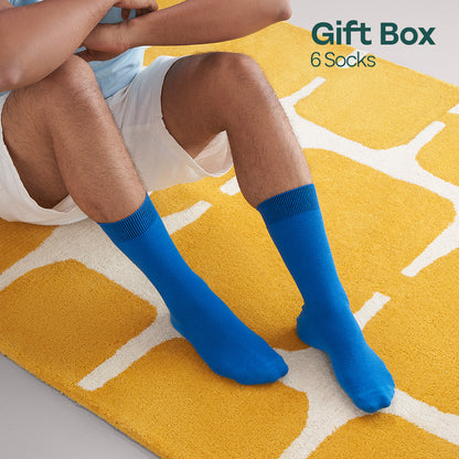 Sparklin' Hot! Tin Gift Box, Unisex Crew Length, 100% Organic Cotton, Box Of 06