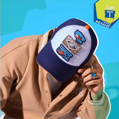 Subtle Noise! Cotton Fabric, Unisex Velcro Cap, Free 1 Patch, Pack of 1