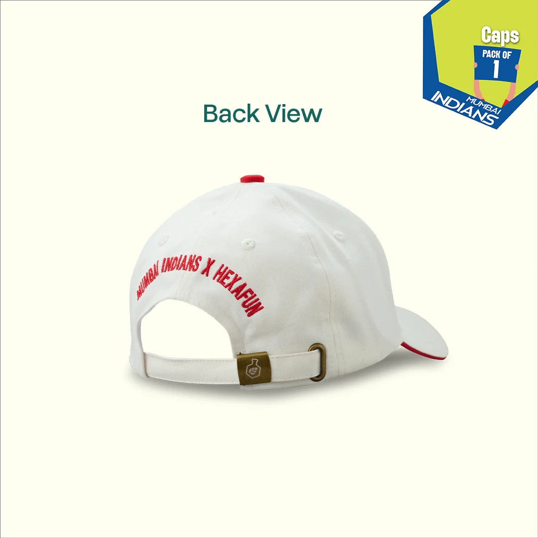 Play Like Mumbai! 100% Cotton Fabric, Unisex Cap, Pack of 1
