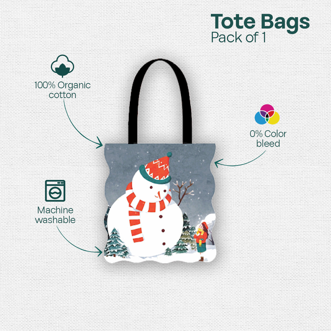 Chillin’ Hard! Canvas Tote Bags, 100% Organic Cotton, Pack of 1