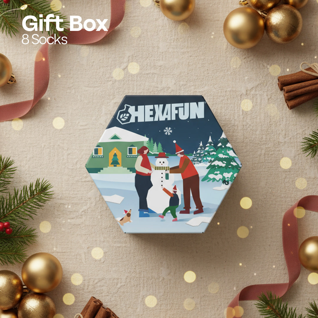 Icy Cool! Unisex Kid's Socks, 100% Bamboo, Crew Length, Gift Box of 8