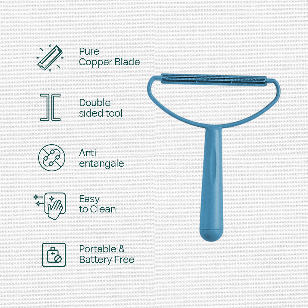 Lint Roller, Pack of 1, Blue Voyage