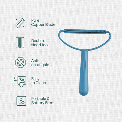 Lint Roller, Pack of 1, Blue Voyage