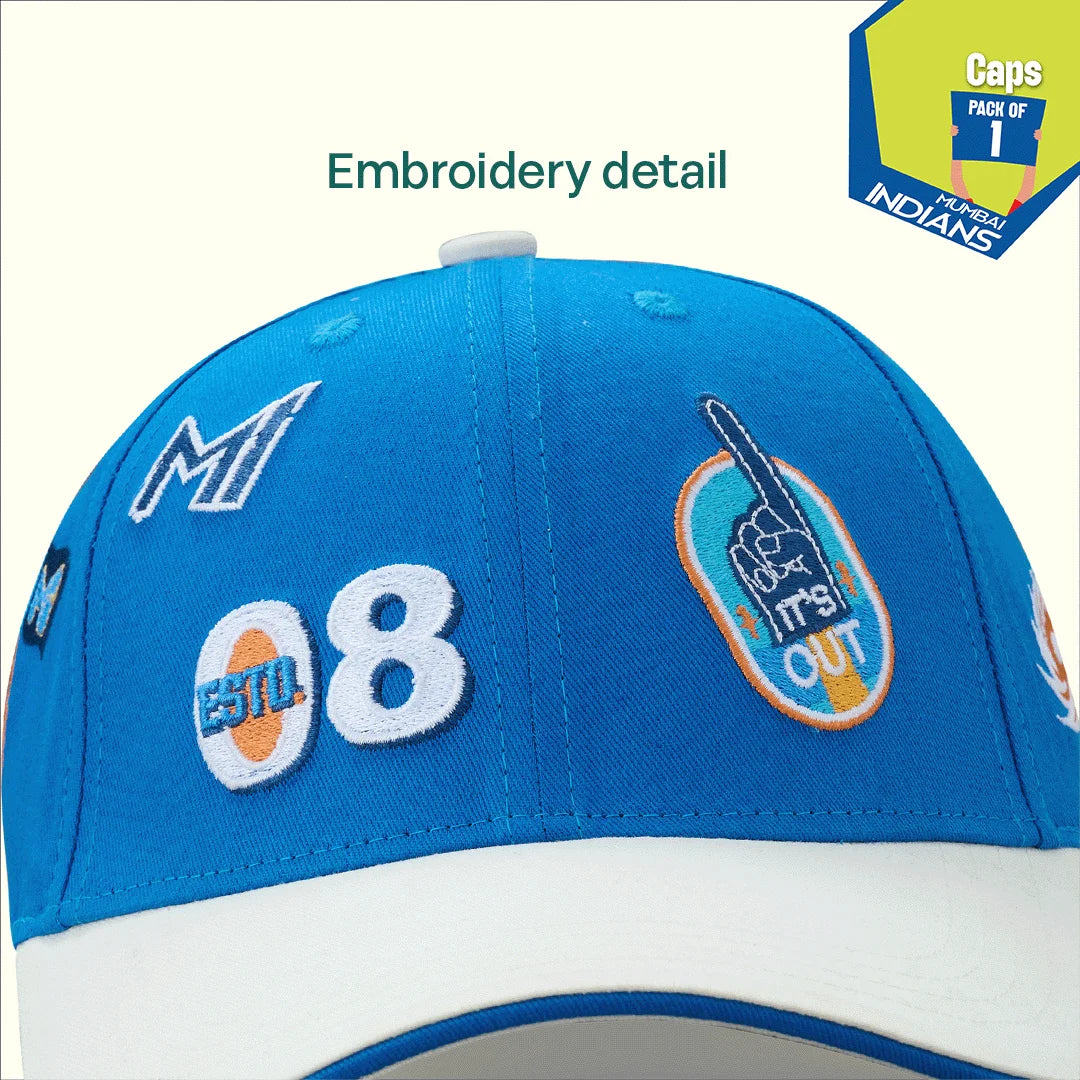 Estd. 08! 100% Cotton Fabric, Unisex Cap, Pack of 1